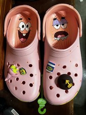 Spongebob Squarepants Patrick Crocs Mens Size 11 Brand New
