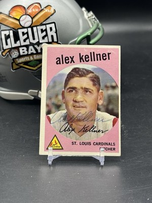 Alex Kellner Autographed Signed 1959 Topps #101 Cardinals IP Auto No COA (JDD)