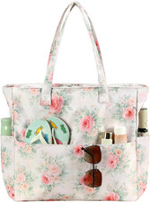 Beach Bags for Women, Large Waterproof Tote Bag With Wet Compartment for Pool We