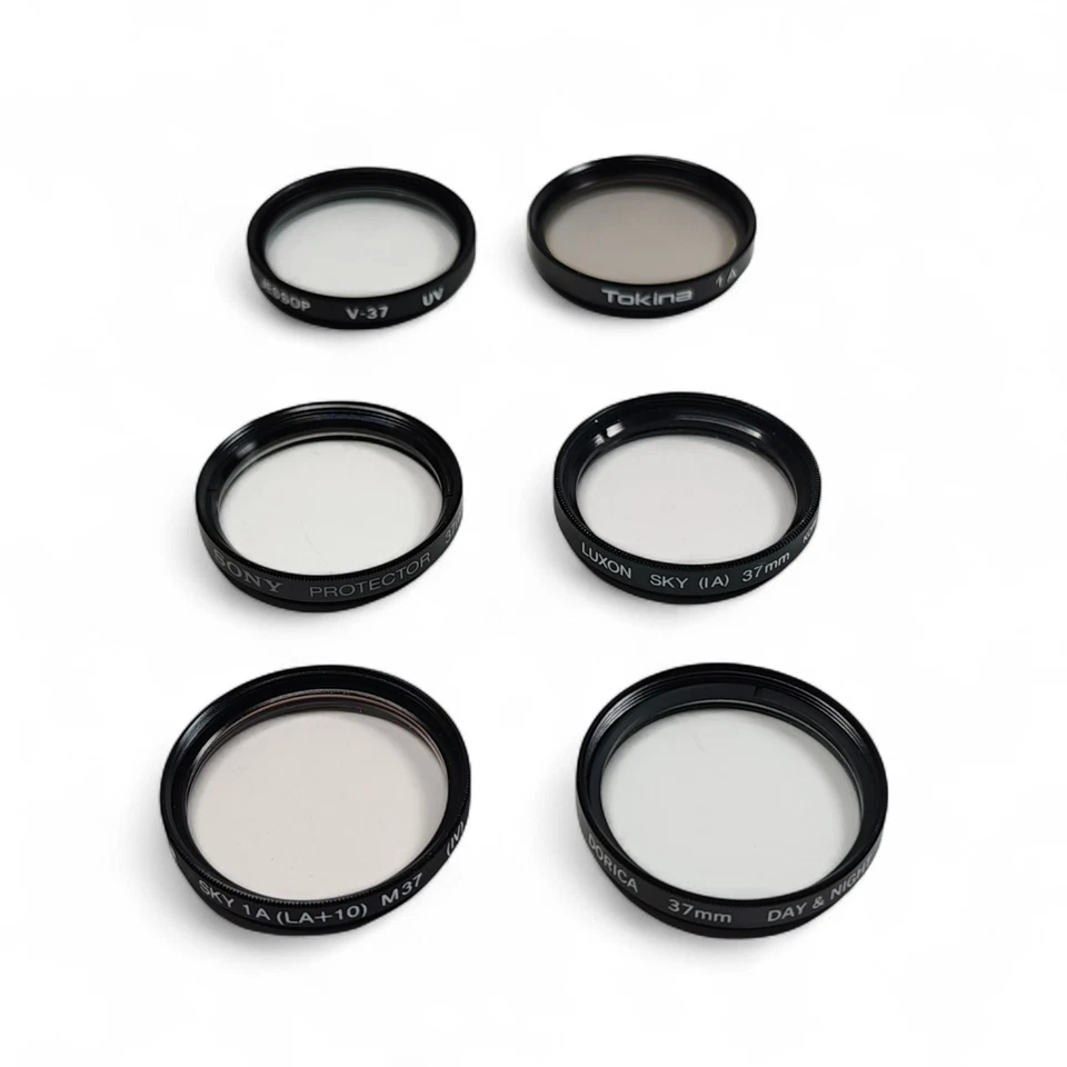 6x 37mm Lens Filters UV Skylight Job Lot for Cameras - Tokina Sony Etc - Image 3 of 3