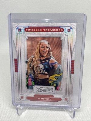 2023 Panini Chronicles WWE Timeless Treasures Liv Morgan Silver /25 #TT-16
