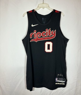 Nike Portland Trailblazers #0 Damian Lillard City Edition