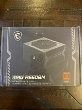 MSI MAG A650BN 650W ATX Power Supply Unit, 80 PLUS Bronze, Black