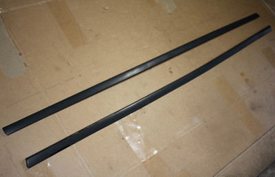 GENUINE BMW E30 TOURING REAR DOOR WINDOW  LOWER COVERING BLACK L&R 2PCS OEM