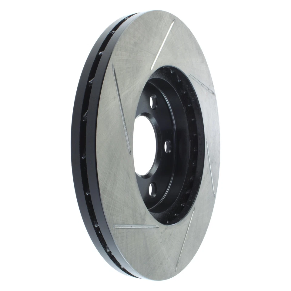 For Lincoln Town Car 03-11 Sport Slotted 1-Piece Front Driver Side Brake Rotor Foto 2 de 4