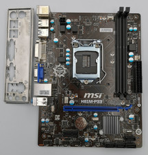MSI H81M-P33 Socket LGA1150 DDR3 Micro ATX Motherboard + I/O Shield