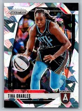 Tina Charles 2024 Panini Prizm WNBA #36 Ice Prizms Atlanta Dream