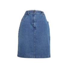 Aigner, Jeansrock, Größe: 44, Blau, Baumwolle/Elasthan, Einfarbig, Damen #6tG