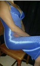 Sz 38 Vintage Satin Lace Girdle Full Bra Slip Nylon Spandex Body Shaper