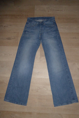 G-STAR LOW XL FLARE Jeans Schlagjeans Weites Bein Blau W28 L34 **w.NEU** R0