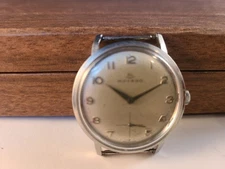 Vintage Men's Movado 'Sub Sea' 17 Jewel Stainless Watch-Runs