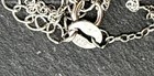 925 Sterling Silver Cz Necklace w/Hoop Earrings 1.8g — photo 4