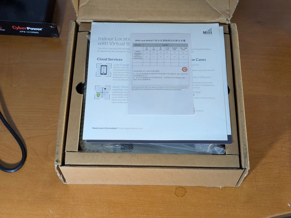 Mist Systems Premium Wi-Fi & BLE Array AP41-US Dual Band Access Point / OPEN BOX - Image 2 of 4