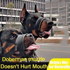 Muzzle for Large Dogs Bully Muzzle for Large Dogs - Secure and Comfortable Dog