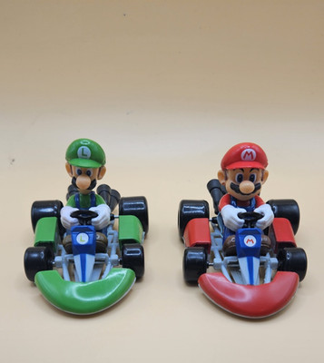 Nintendo Mario Kart Mario Luigi Racer Car Toy 2016 Nintendo DecoPac Cars 4 Inch
