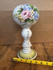 Vintage Hat/wig Stand Beautiful Floral Piece EUC Numbered Helen  s Custom