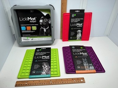 3 LickiMat 1 Keeper Playdate Buddy Soother All Sizes Reduce Stress Anxiety