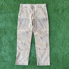 Carhartt Relaxed Fit Carpenter Pants 32 x 28 Workwear Utility Cotton Distressed