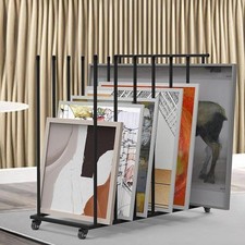 Wózek do przechowywania kartonów z kołami do magazynu Iron Art Wózek do przechowywania