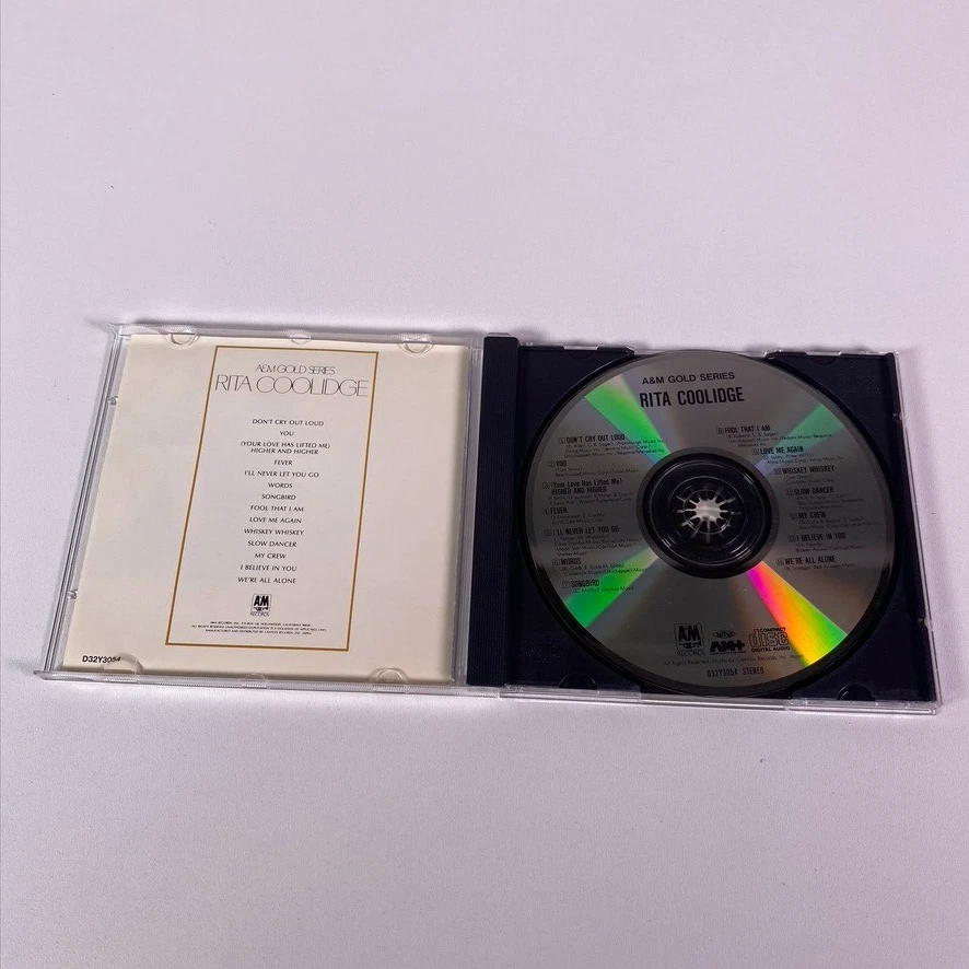 Rita Coolidge A&M Canyon Records Gold Series CD (Made in Japan) * RARE! Foto 4 de 4