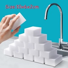1-100 PCS Sponge Eraser BULK PACK Melamine Cleaning Foam 3/4" Thick Kitchen Bath