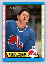 #261 Robert Picard 1989-90 O-Pee-Chee Quebec Nordiques