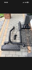 Fully Refurbished KHAN Quad Exhaust System Land Rover Defender 110