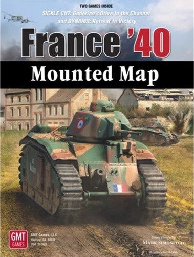 France '40 Mounted Map - Brand New & Sealed