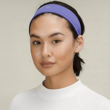 LULULEMON Skinny Fly Away Tamer Headband Purple Activewear Workout Running Gym