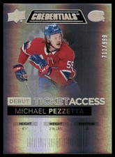 2021-22 Upper Deck Credentials #67 Michael Pezzetta #/999