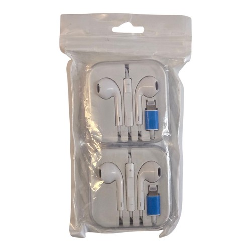 2 Packs-Earbuds for iPhone Headphones Wired Lightning Earphones Headphones - Photo 2 sur 4