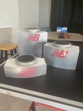 New Balance Stainless Steel Shoe Display Set