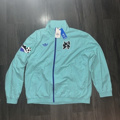 Adidas Seattle Sounders Mens XL Archive Anthem Track Zip Jacket Soccer MLS NEW