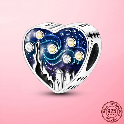 #ad #ad LAZA European Starry Sky Beads 925 Sterling Silver DIY Charm fit Women Bracelet $8.89