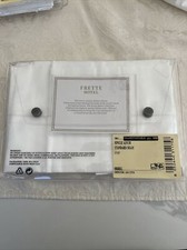 Frette Single Ajour Standard 1 Single Pillow Sham, White - Brand New