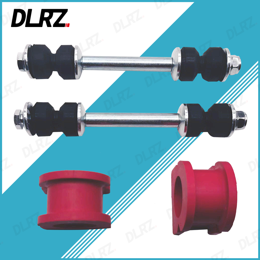 NEW FRONT SWAY BAR END LINKS KIT & STABILIZER BAR BUSHINGS SET FOR