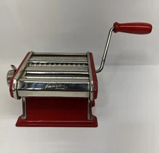 Vintage ~ Marchio Depositato ~ Victoria ~ Past Maker ~ Red & Chrome ~ Italy