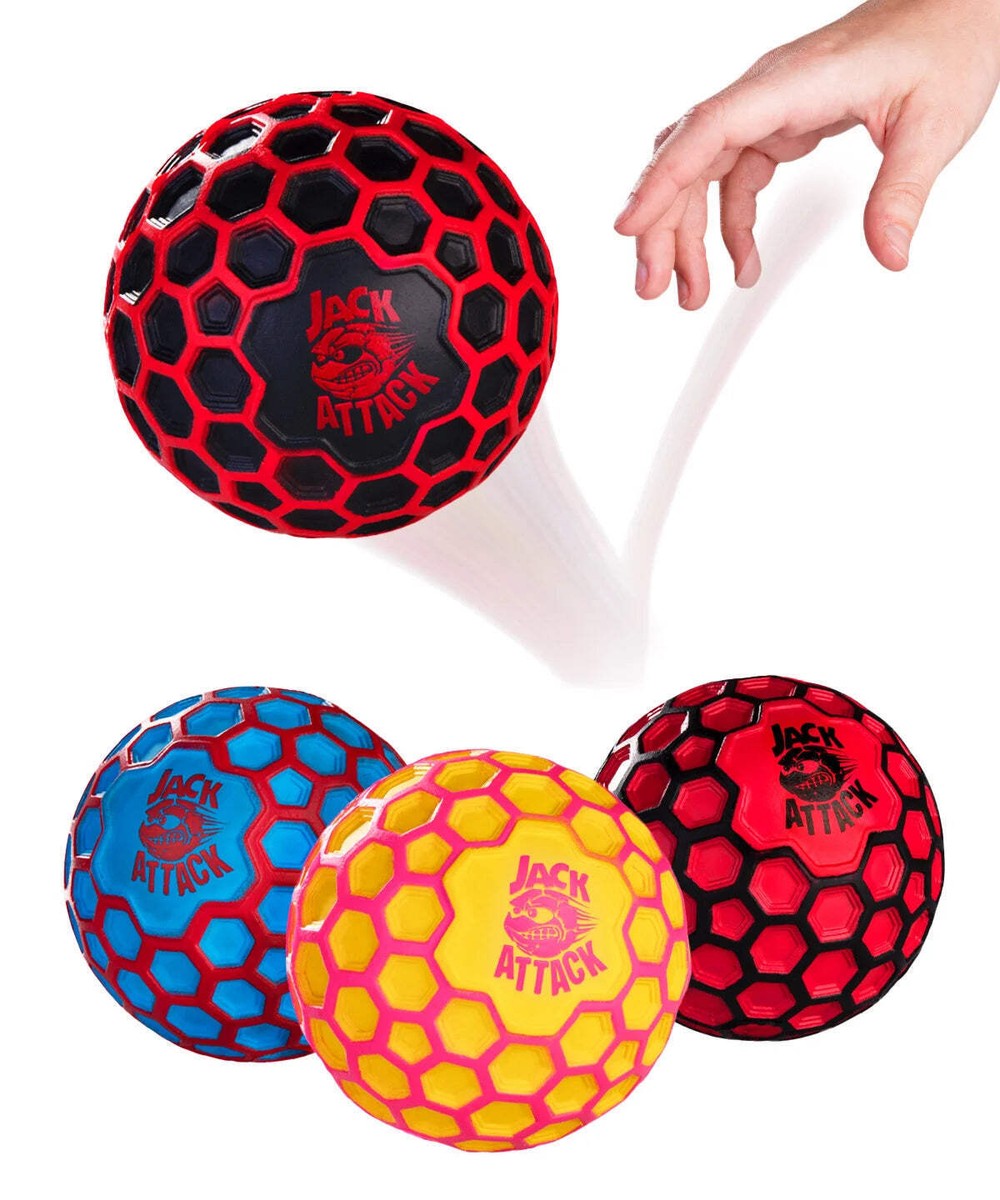 洋楽 Jack Ball JA-RU Vintage Toys Double Jax Retro 2 Hi-Bounce Balls & 16 metal