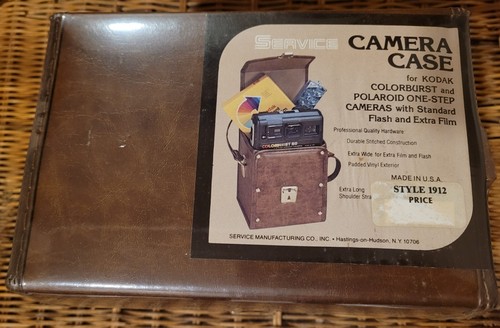 NOS Vintage Kodak Camera Case Polaroid One - Step Or Colorburst Cameras Service - Picture 3 of 10