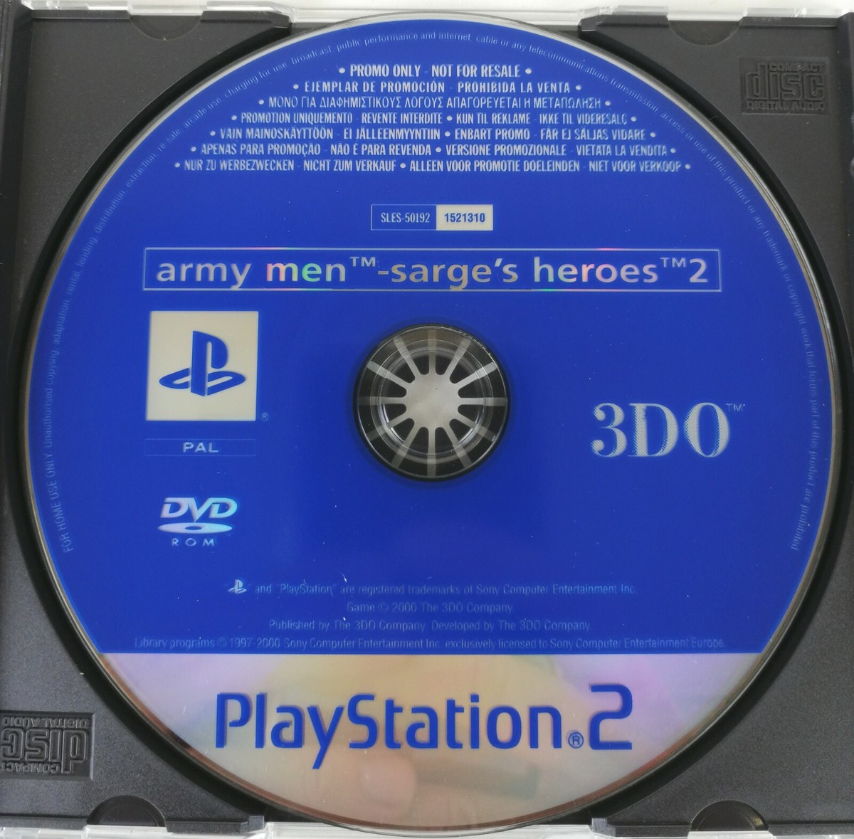 Jeu Army Men: Sarge's Heroes 2 Complet Sur PS2 - Bon état, Boîtier Et Instructions Inclus