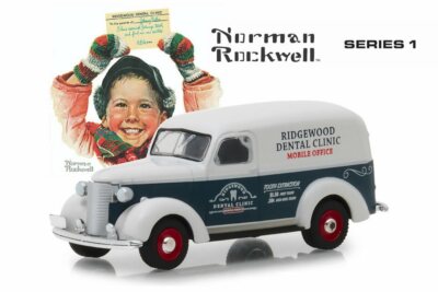 1939 CHEVY PANEL TRUCK GREENLIGHT 37150A/48 1/64 DIECAST CAR