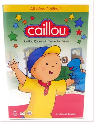 Complete Caillou Roars And Other Adventures DVD 2012 Canadian Good