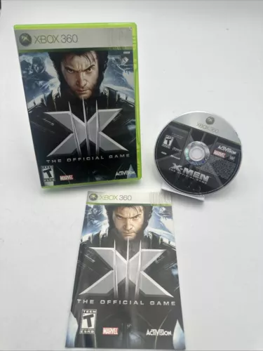 X-Men: The Official Game (Microsoft Xbox 360, 2006) CIB