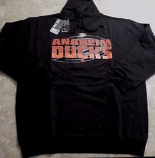 Anaheim Ducks Silhouette Pullover Hoodie 2XL Black Vibrant Colors NHL