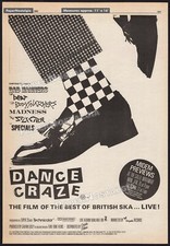 DANCE CRAZE  Best Of British Ska - Original 1981 Trade AD / poster_ The Specials