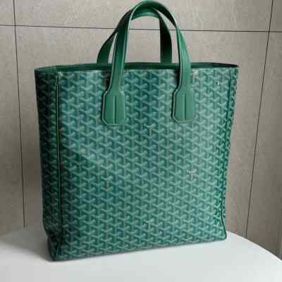 21 Year Old Goyard Voltaire Tote Bag Green