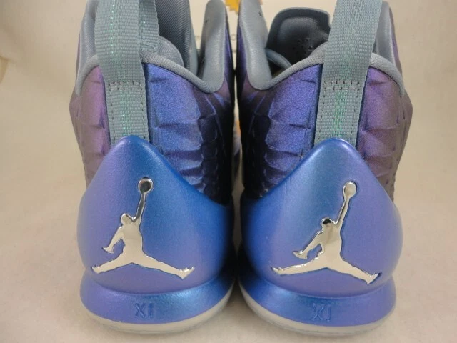 Nike Jordan Melo M11, белые / игровые королевские - CL синие, 716227-105, размер 10,5 - Изображение 4 из 4