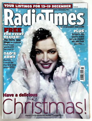 Radio Times 13/12/2008 NIGELLA LAWSON David Jason IAN McKELLEN Ian Lavender