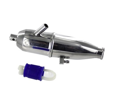 Redcat Racing Tune pipe set (metal) Hopup of BS903-041 Aftershock 3.0  MPO-15 