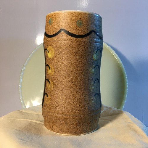 Tazza ceramica artistica dipinta a mano Stein alta 6,25" - Foto 3 di 6